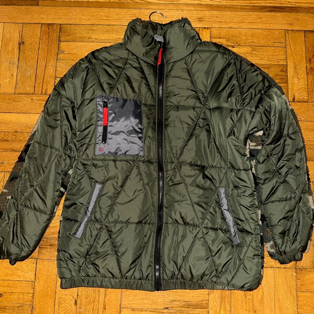 Women’s Camo  Teddy Nylon Coat